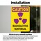 Signmission Radiation & Laser Sign, 7 in H x 5 in W, Vinyl Decal, Rectangle OS-2PACK-CR-D-57-V-10270 - alternate 5